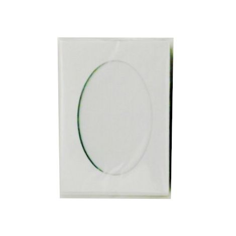 Papeteria Galeria Hobby C6 Passepartout Owalne, Srebrna